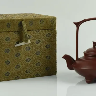 Vintage Chinese Yixing Teapot & Box