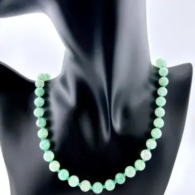 Green Bead Necklace