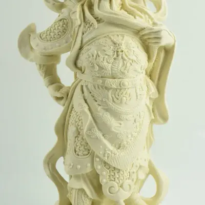 Ivory-Tone Chinese Immortal Figure