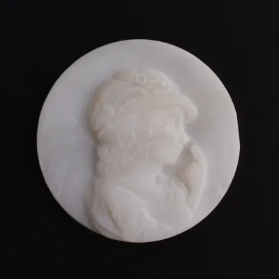 Thai Carved Mother of Pearl Cameo