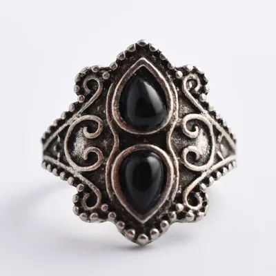 Ornate Enamel Ring
