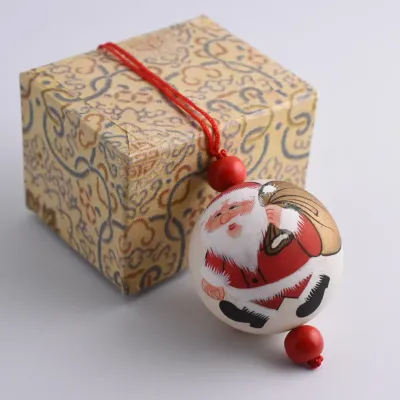 Chinese Painted Christmas Ornament W/ Box