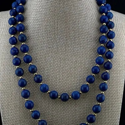 Lapis Lazuli Beaded Necklace 