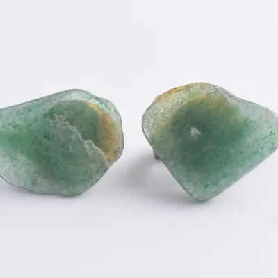 Vintage Green Jadeite Earrings