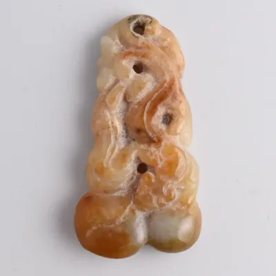 Chinese Rust Jadeite Carving