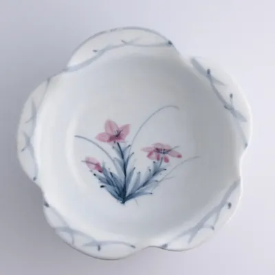 Vintage Japanese Floral Porcelain Bowl