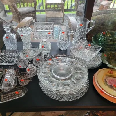 Clear Serving glassware 