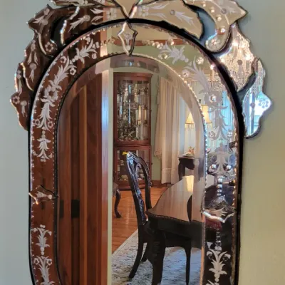 Venetian style mirror