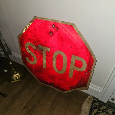 Vintage Stop Sign