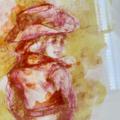 Lot 84 Little Buckaroo Print