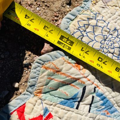 Lot 148 Vintage Dresden Plate Quilt