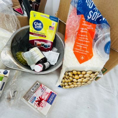 Lot 35 Candle Making supplies