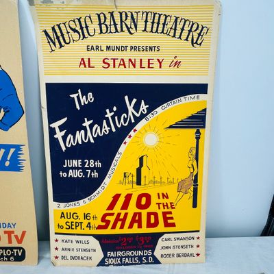 Lot 80 2 Vintage posters