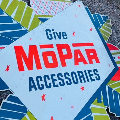 Lot 118 1949 MOPAR Buy Mopar accessories signs