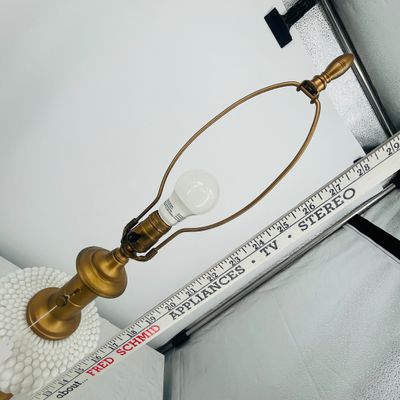 Lot 57 Early American Lamp