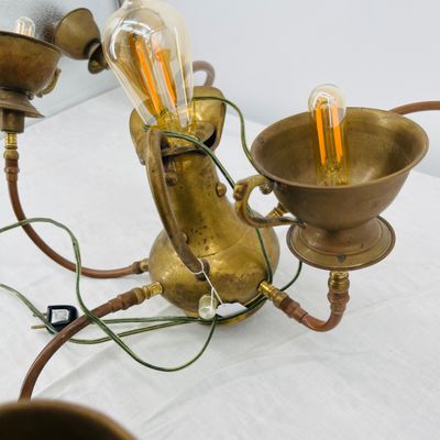 Lot 68 Weird copper chandelier