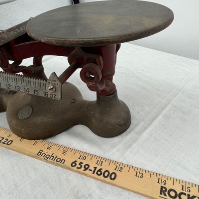 Lot 1 Antique balance scale