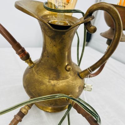 Lot 68 Weird copper chandelier