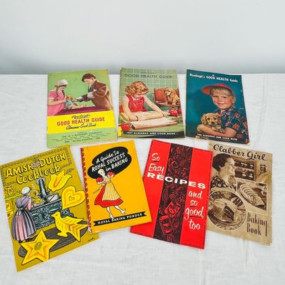 Lot 108 Vintage cook booklets