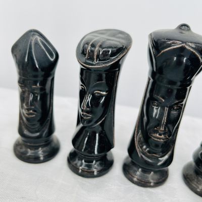 Lot 29 Ceramic chess pieces