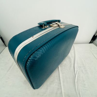 Lot 51 Blue vintage suitcase