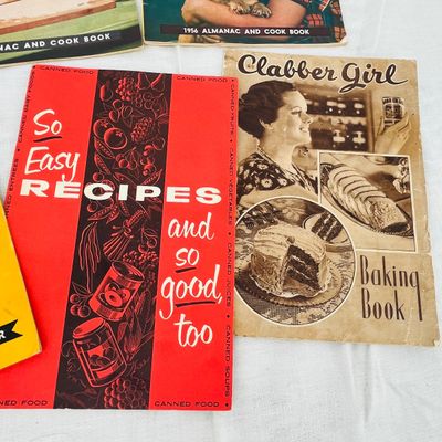 Lot 108 Vintage cook booklets