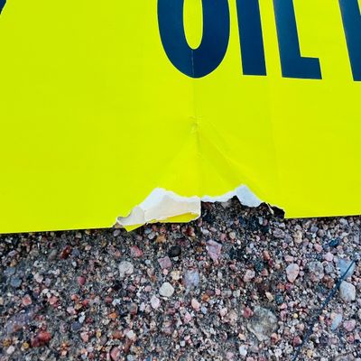 Lot 115 1949 MOPAR Oil Change Signs