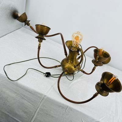 Lot 68 Weird copper chandelier