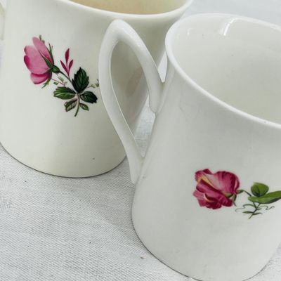 Lot 65 Bone china floral mugs