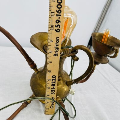 Lot 68 Weird copper chandelier