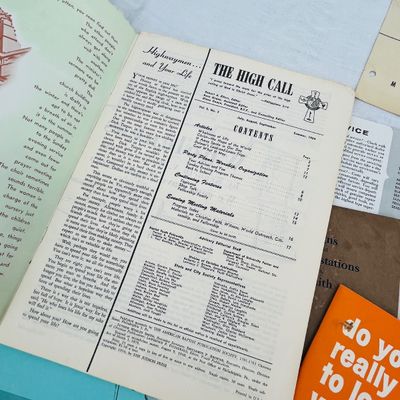 Lot 110 Assorted Paper memorabilia