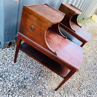 Lot 150 Duncan Phyfe Step back Side tables