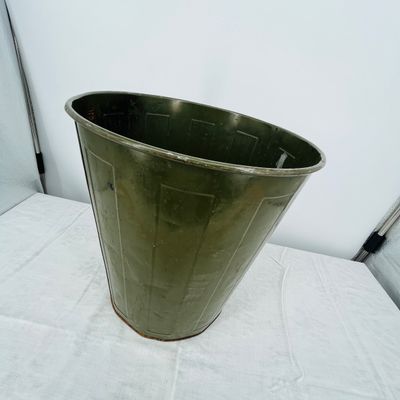 Lot 23 Metal Army trash can