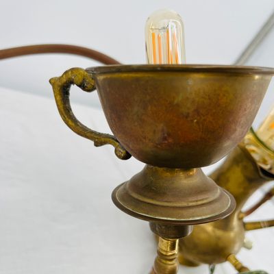 Lot 68 Weird copper chandelier