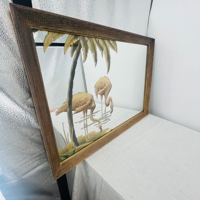 Lot 87 Turner Flamingos Mirror