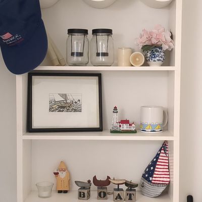 Nautical Themed Shelf Decor Lot