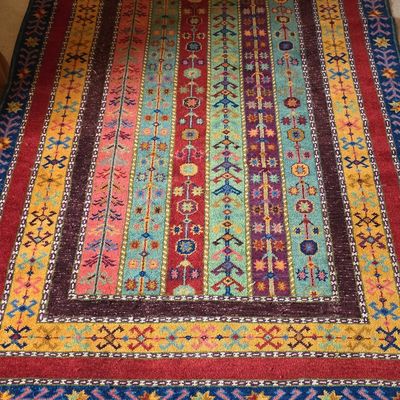 Hand-Woven Sivas Zara Kilim Area Rug