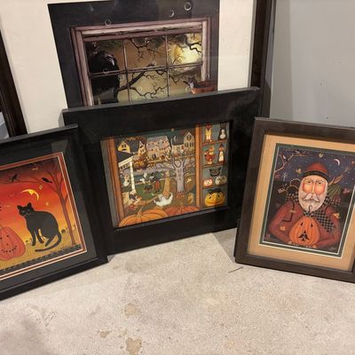 Collection of Phyllis Dobbs and R.L. Fopper Halloween Prints