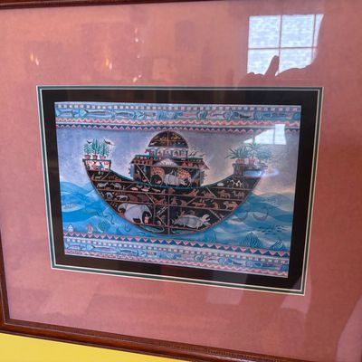 Noah's Ark by Jane Ray Framed Print - Roger La Borde
