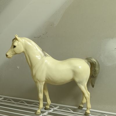 Breyer Vintage Glossy Alabaster Family Arabian Stallion #7