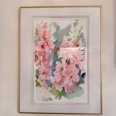 Original Gladiolus Watercolor Painting