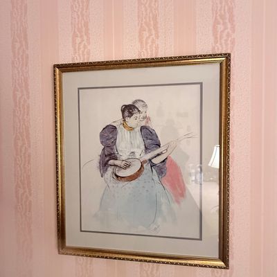 Mary Cassatt The Banjo Player Print