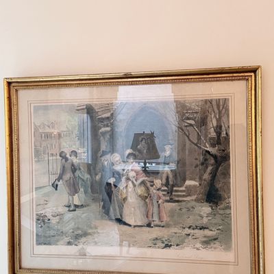 Colonial Days Print after Jennie Augusta Brownscombe