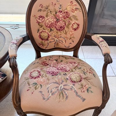 Louis XVI Style Needlepoint Armchair