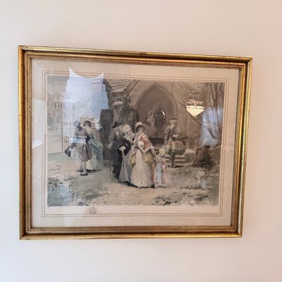 Colonial Days by W.L. Taylor Print