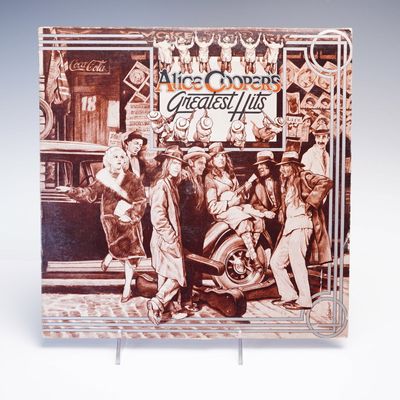 Sale Photo Thumbnail #2: Warner Bros. Records Alice Cooper Vinyl Record, Greatest Hits