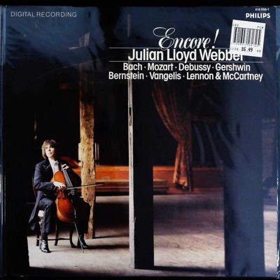 Sale Photo Thumbnail #424: Julian Lloyd Webber Encore Philips Digital Recording Vinyl LP