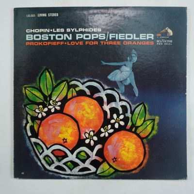 Sale Photo Thumbnail #387: Boston Pops Orchestra, Prokofieff: Love for Three Oranges Vintage Vinyl LP