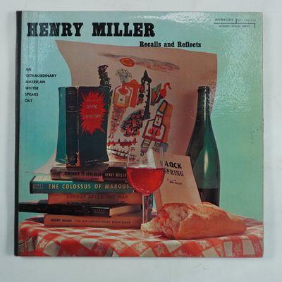 Sale Photo Thumbnail #570: Henry Miller Vintage Vinyl Record, Recalls and Reflects
