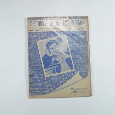 Sale Photo Thumbnail #272: Sammy Cahn and Juke Styne Sheet Music, The Things We Did Last Summer
